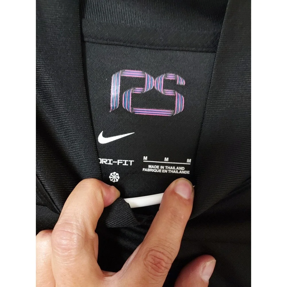 FC Barcelona Jersey Mens Medium Lamine Yamal 19 FCB Soccer Black 2024-25 Away M